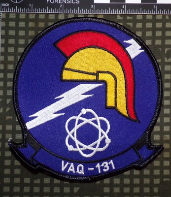 USN VAQ-131 Navy Electronic Attack Squadron One-Three-One Embroidered Patch