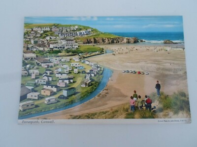 Cornwall, Perranporth Vintage Postkarte Farbfoto von John Hinde 1966 §ZA25