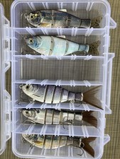 Pro Quality Custom Jointed Tournament Series Swimbaits Hardtail/Softail in Box