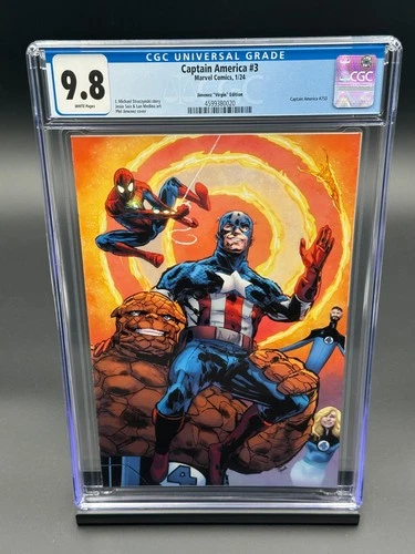 Captain America #3 CGC 9.8 (2024) - Jimenez Virgin Edition 1:100