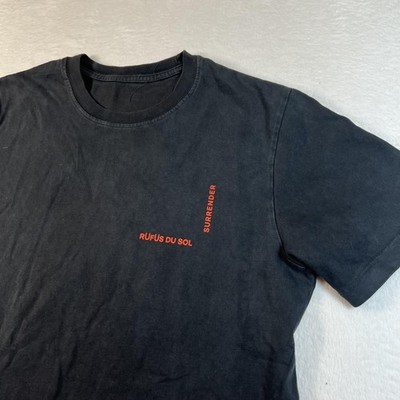 Rufus Du Sol EDM Surrender Shirt Mens Medium Black Album Graphic Band Tee Music