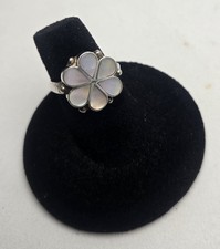 Sterling Abalone Ring Size 6