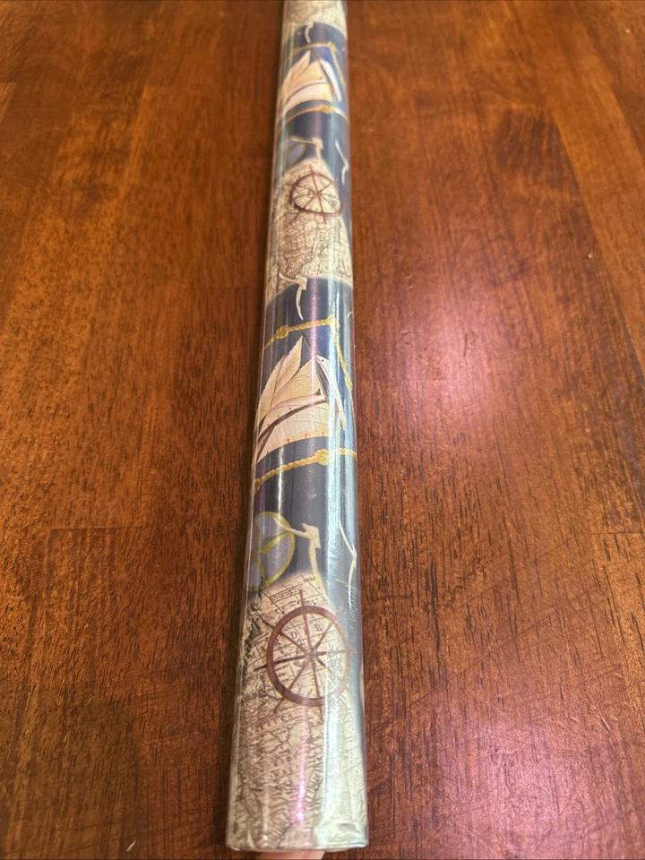 Nautical Wrapping Paper Jessica Stewart 40sq. Ft - Image 2 of 4