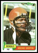 1981 Topps #38 Archie Griffin Cincinnati Bengals NM+