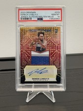 2023-24 Obsidian Dereck Lively II RPA PSA 10 Gold Mojo /10