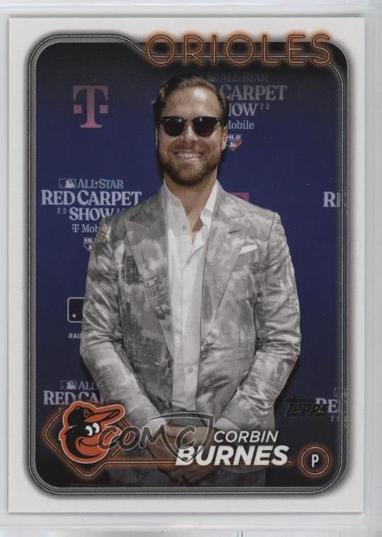 2024 Topps Series 2 Golden Mirror Image Variation Corbin Burnes #501