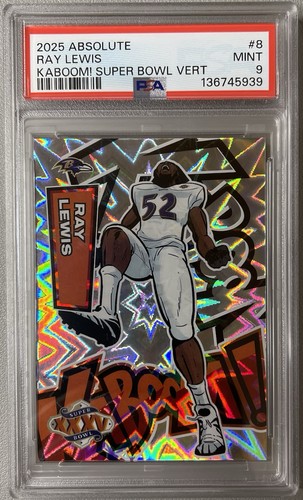 2025 Panini Ray Lewis Base (PSA 9)