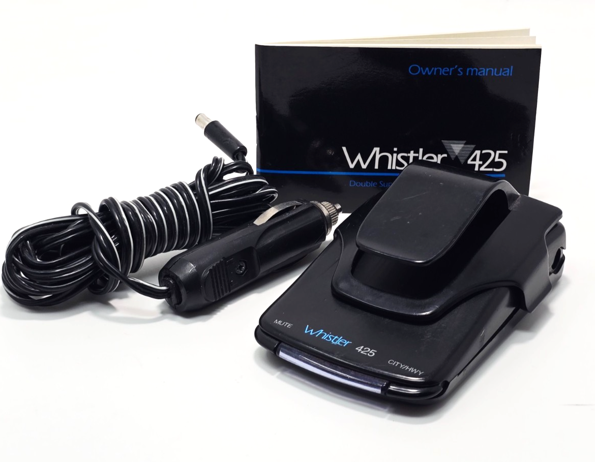 Radar Detector Whistler 425 Power Cable, Mounting Bracket