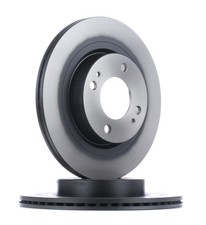 2x TRW Disque de frein Avant pour MITSUBISHI Mirage Berline (A1A) 251mm DF6908