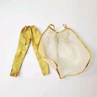 Vtg 1980 Mattel Golden Dream Barbie Doll Outfit Clothes Pants Sheer Cape