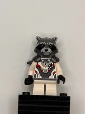 LEGO Marvel Rocket Raccoon in white jumpsuit minifigure (sh0569)