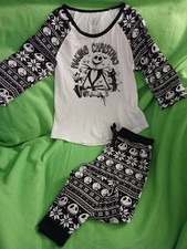Disney Nightmare Before Christmas Pajamas Set Shirt And Pants