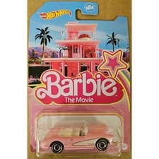 2023 Hot Wheels Barbie The Movie 1956 Corvette Pink New
