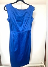 Club Monaco Rosie Sheath Dress Sleeveless Knee Length Blue Women 6 Dolce Gabana