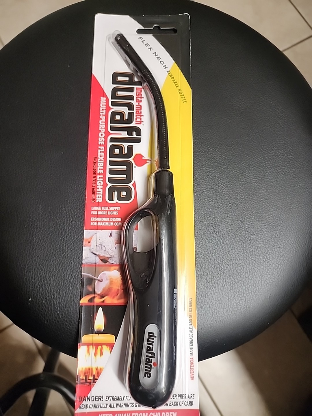Insta-match Duraflame Multi-Purpose Flex Neck Bendable  Nozzle Flexible Lighter 