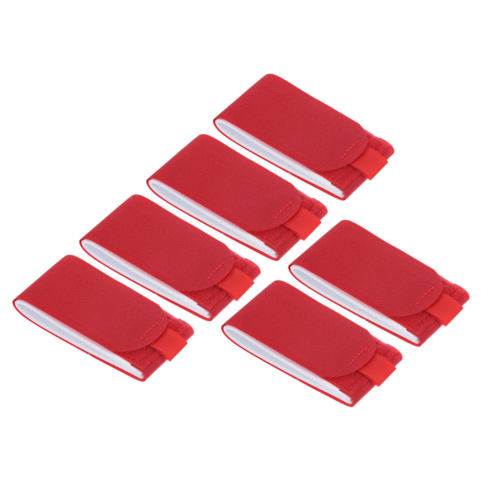 SALOMON Cinghia Porta Sci 47cmx5 5cm Confezione da 6 Cinghia per Scarponi da Snowboard Rosso