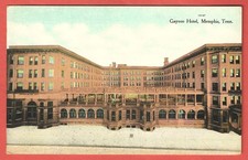 GAYOSO HOTEL, MEMPHIS, TENNESSEE - c. 1907 Postcard - Hotel Closed in 1962