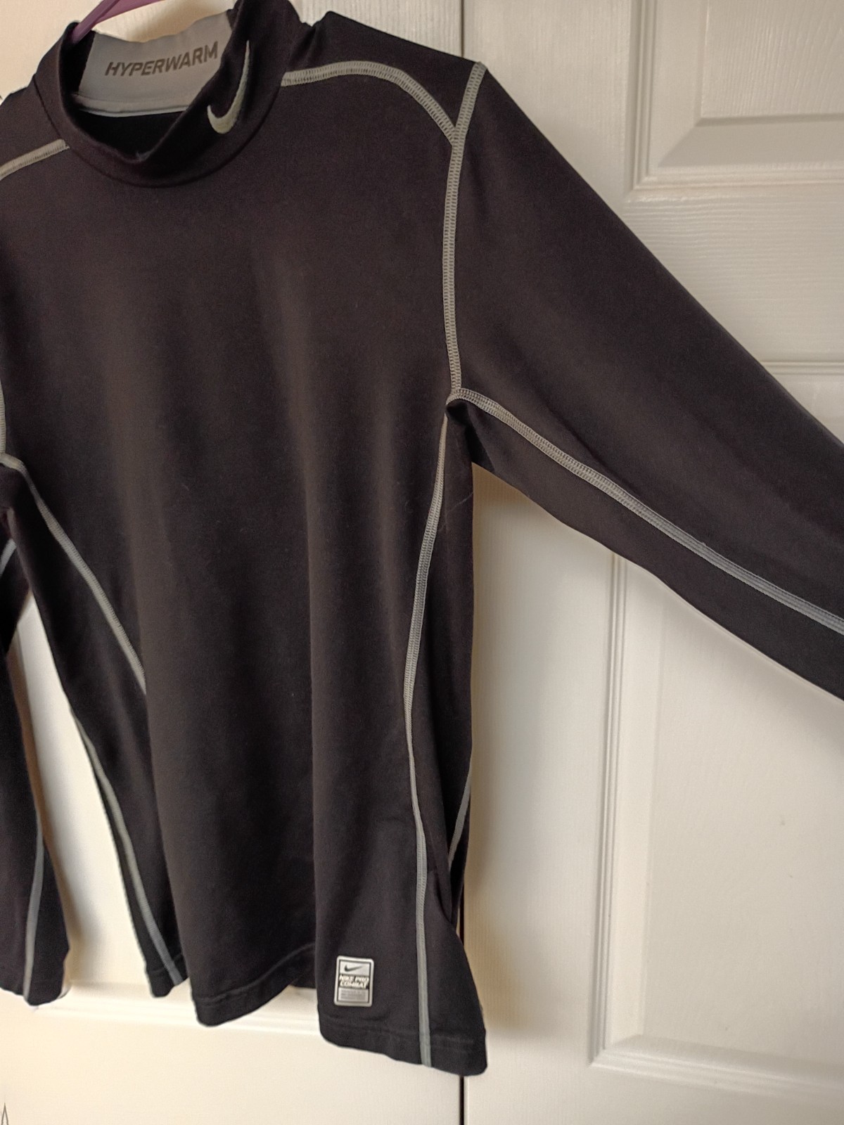 Nike Pro Combat Hyperwarm Compression Mock Neck L… - image 9