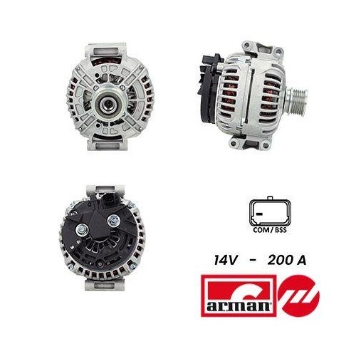 Alternateur Sidat A12BH0558AS pour remplacer la pièce usée sur Mercedes Benz