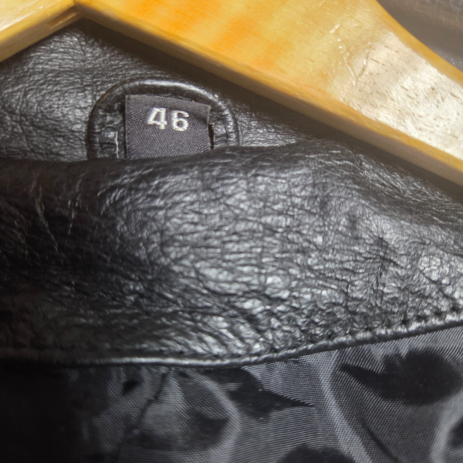 Interstate Leather Jacket 46 Black Polyester Full… - image 3