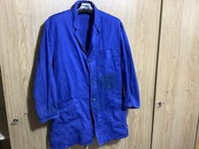 Arbeitskittel Berufskittel Arbeitsmantel 50 L Arbeitskleidung  blau Kittel