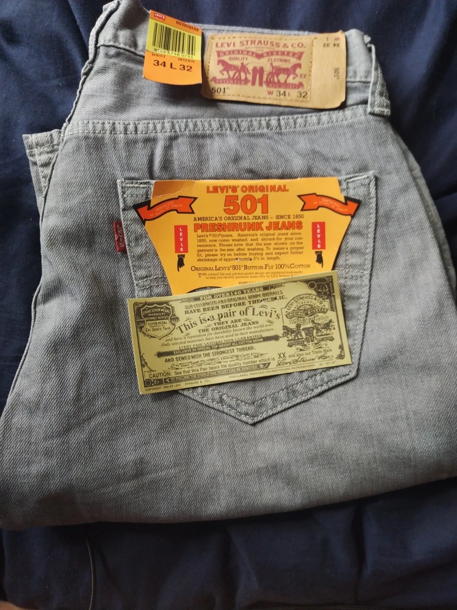 Mens Levis 501 W34 L32 for sale | eBay UK