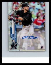 2020 Topps Chrome Update #USA-JB Jon Berti Autograph Auto Refractor RC