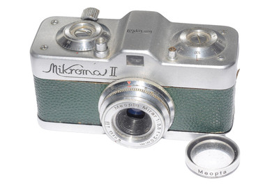 MEOPTA ステレオカメラ STEREO-MIKROMA ll アダプター付き MIKROMA II Camera,Meopta, 16MM Czechoslovakia Mirar 3,5/20mm.Lens