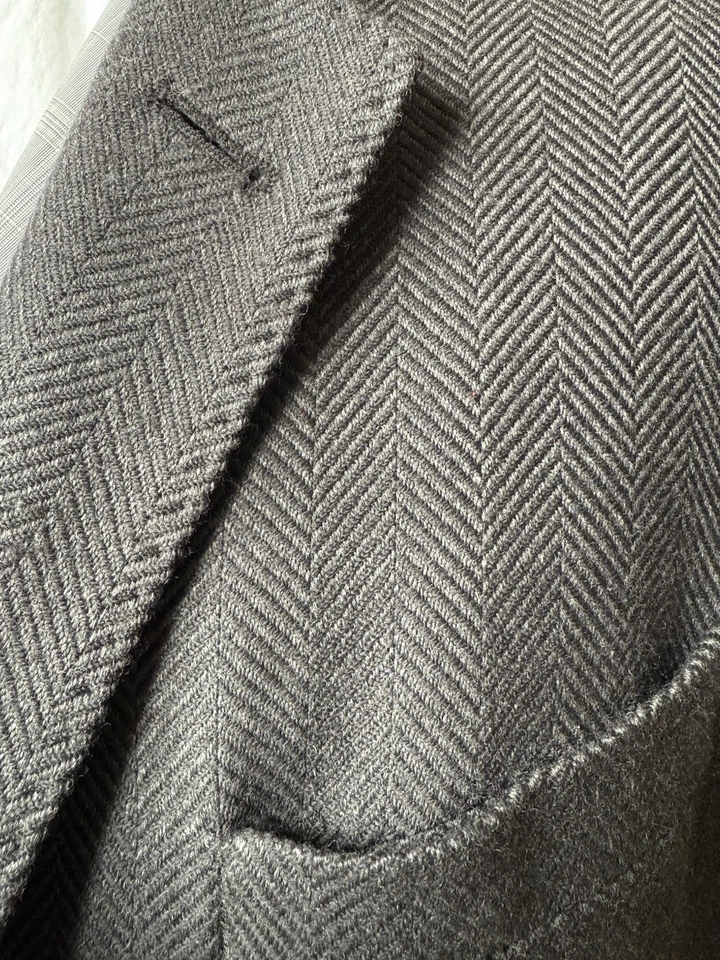 Abrigo de lana azul oscuro Kiton para hombre - talla grande 42/52 Italia 🇮🇹 ¡Elegancia! Foto 4 de 4