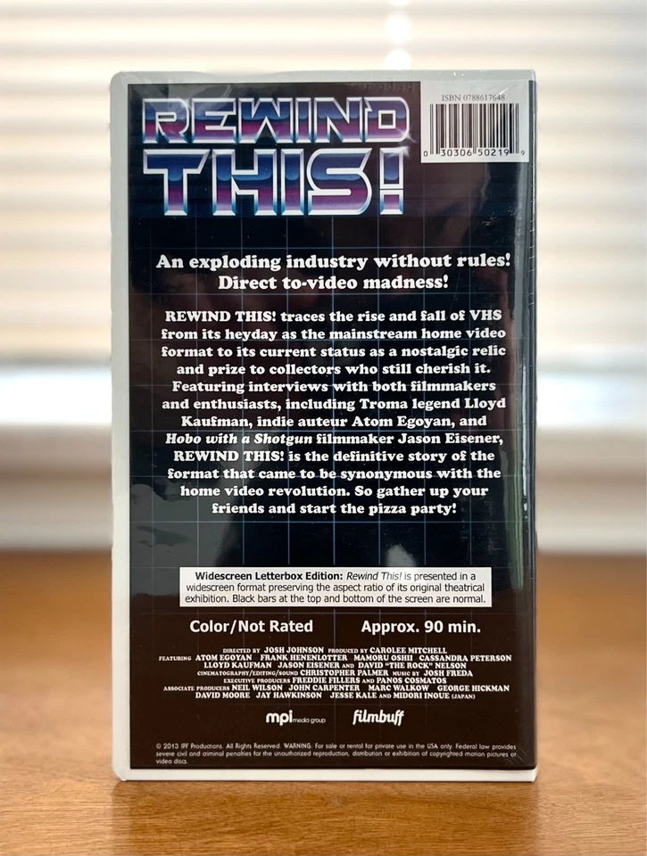 REWIND THIS! VHS Documentary OOP BRAND NEW! SEALED! RARE! Cult Direct-to-Video - Image 2 of 4