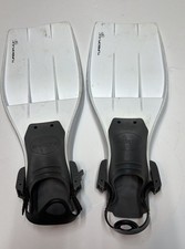 Dacor Turboflex SP Scuba Diving Fins White  Black Size Medium Made in Italy
