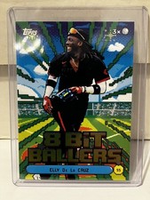 2026 Topps Series 1 Celebration Elly De La Cruz 8 Bit Ballers Green #76/99 Reds
