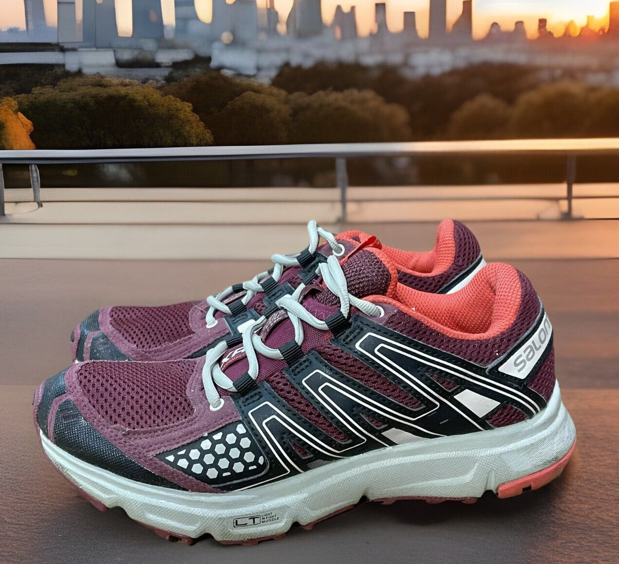 Scarpe da trekking Salomon XR Shift donna trail running grigio bordeaux taglia 6 ?
