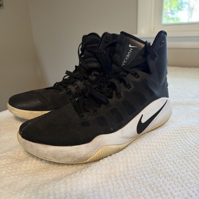 Nike Men's Zoom Hyperdunk 2016 Basketball Shoes Black/White Size 11.5 Worn once!