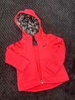 Hot Pink Nike Zip Up Hoodie For Infant/toddler Sz 12 Months — photo 1