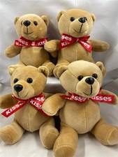 4 Galerie Plush Stuffed Hersheys Kisses Plush Stuffed Teddy Bear Hershey Kiss 5"