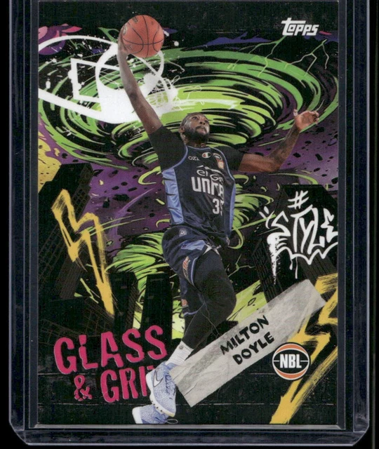 2025 Topps NBL MILTON DOYLE #GG-8 GLASS & GRIT CASE HIT SSP