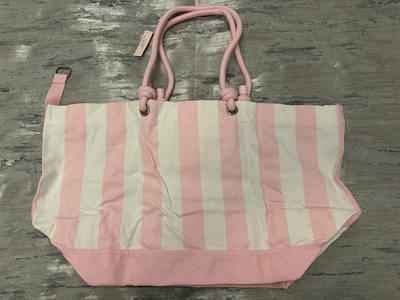 New with tag Victoria's Secret Heritage Stripe Rope Handle Tote