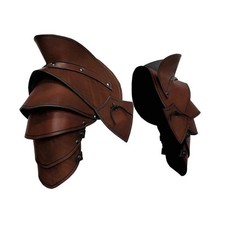 Schulterschutzausr&uuml;stung mit Nieten geschichteter Schulterschutz historisch f&uuml;r Cosplay