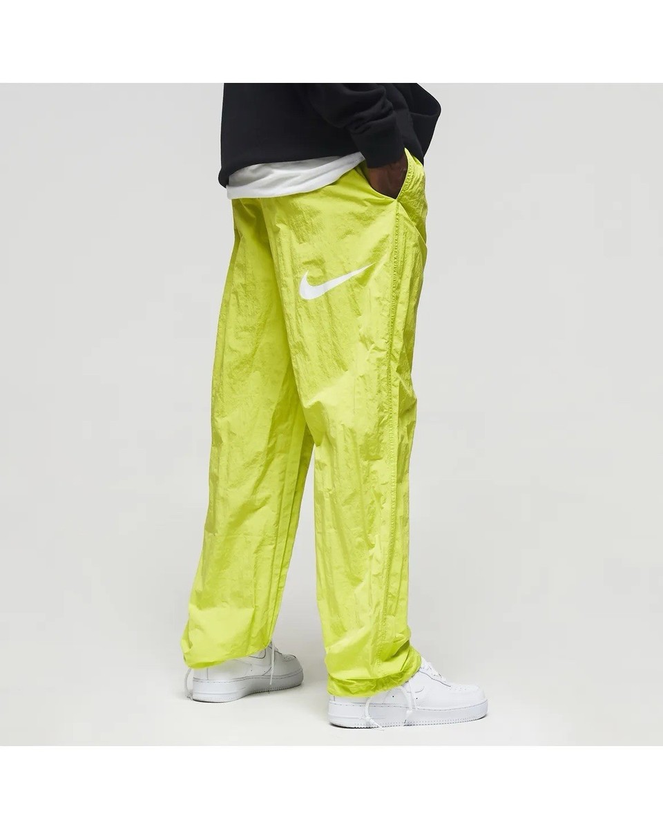 MEN'S NIKE x STUSSY BEACH BEACH PANTS BRIGHT CACTUS VOLT WHITE