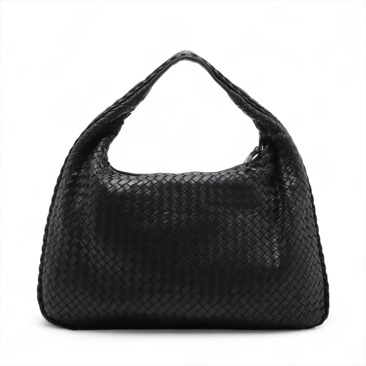 Bottega Veneta Intrecciato Hobo Leather Shoulder bag Black 115654 thumbnail 2