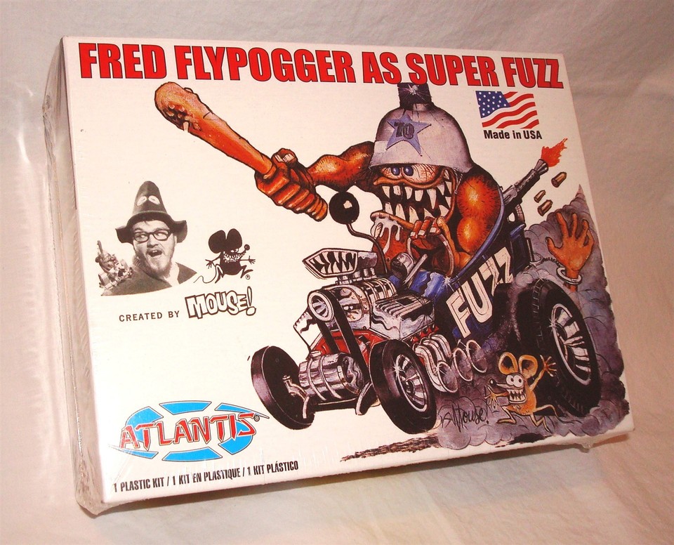 Fred Flypogger as Super Fuzz plastic model kit Stanley Mouse! Atlantis ...