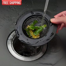 1Pc Kitchen Sink Drain Strainer & Stopper Stainless Steel Anti-Clogging Plug