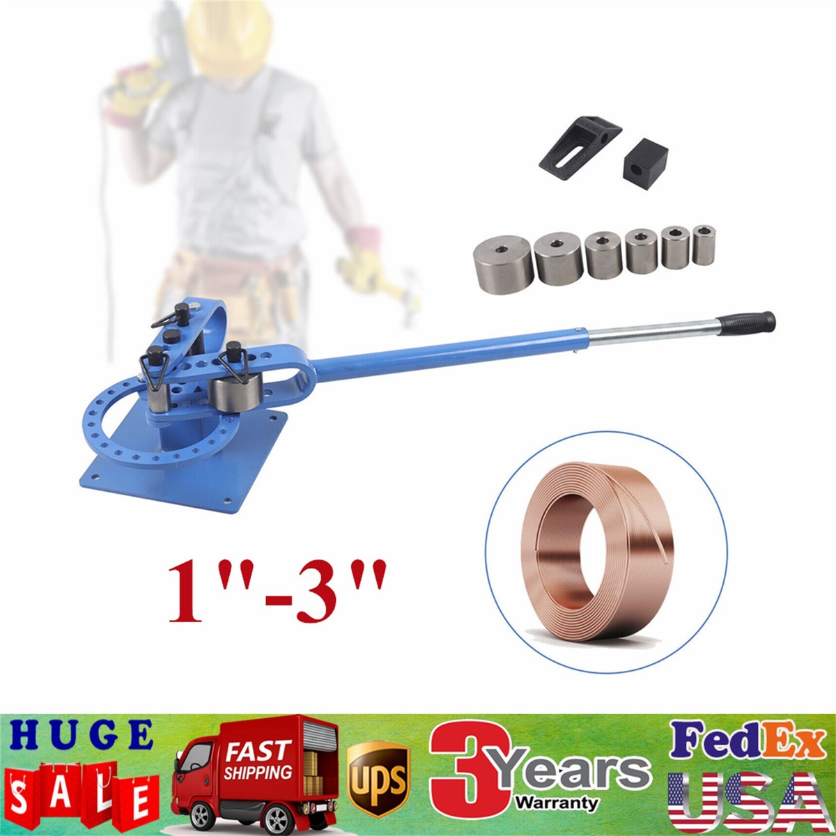 Cintreuse à Tubes Manuelle Avec 7 Matrices – Machine à Cintrer Neuve Garantie 5 Ans