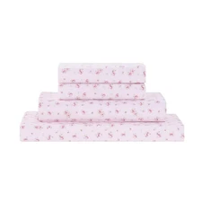 Microfiber Bed Sheets Silky Soft Wrinkle Free Deep Pocket Full Blush Luxury Set