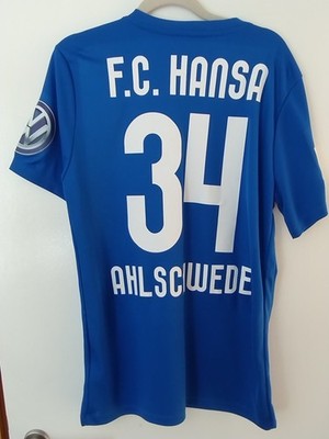 Matchworn F.C. Hansa Rostock Fußball Trikot - 2019 Pokalfinale inkl. Zertifikat
