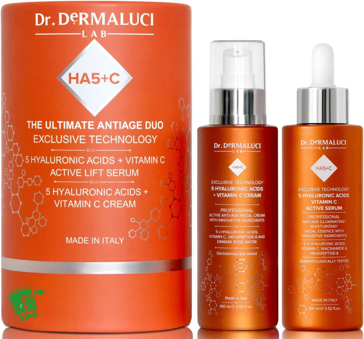 Cofanetto Regalo Skincare BIO Uomo Donna | Kit 5 Acidi & Vitamina C