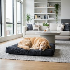 Dog Bed Cover, Dog Bed Cushion Cover Washable with Zip and Carry Handle