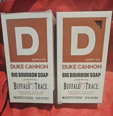 2X  Bar Soap, Buffalo Trace Big Bourbon Scent 10oz BSBA-BRBN10