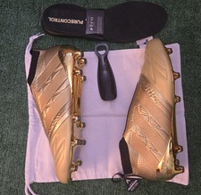 Botines Adidas ACE 16+ PURECONTROL FG/AG Limited SPACE CRAFT PACK EE. UU. Talla 11,5 Dorado